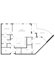  Floor Plan 2x2 B3