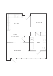  Floor Plan LW B 1x1