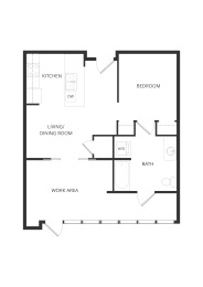  Floor Plan LW A 1x1