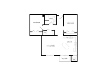  Floor Plan 2B