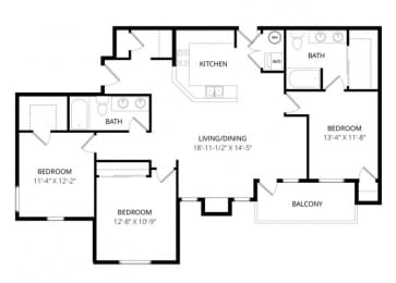  Floor Plan Garland