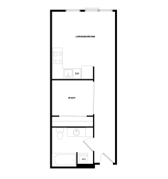 bedroom floor plan | apartments for rent in brookhaven ga | the mille brook