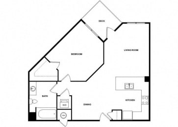 a black and white floor plan of a house