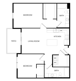  Floor Plan 2x2 Loblolly
