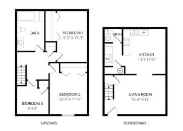  Floor Plan 3 Bedroom