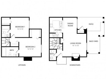  Floor Plan Townhome