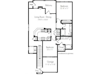  Floor Plan Tempe