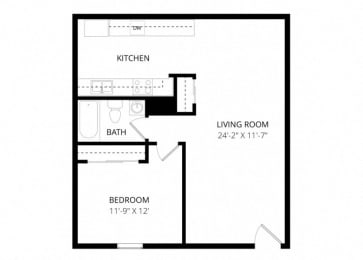 Terrace on the Lake Apartments - Floorplan