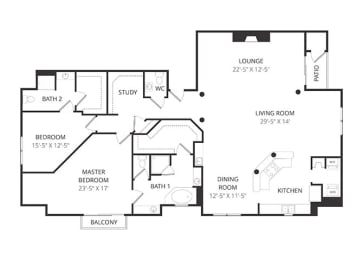  Floor Plan Frida Penthouse