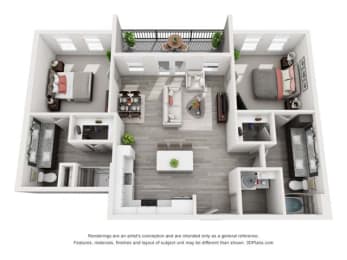  Floor Plan Magenta