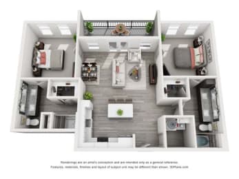  Floor Plan Magenta A