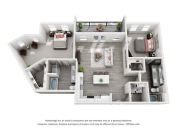 Floor Plan Magenta B