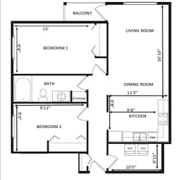  Floor Plan Sapphire