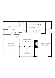 Stoneleigh on May floorplan, Weidner Real Estate Properties