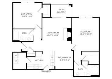  Floor Plan 2B