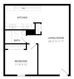 Terrace on the Lake Apartments - Floorplan