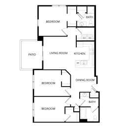  Floor Plan 3x2 The Ridge