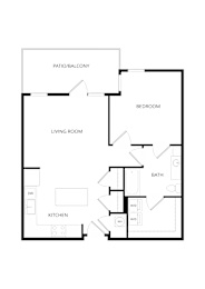 Floor Plan 1x1 C