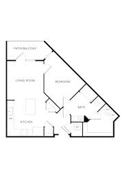  Floor Plan 1x1 E