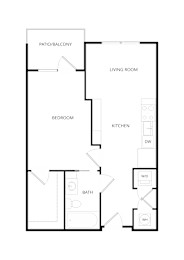  Floor Plan 1x1 G