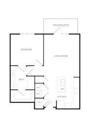  Floor Plan 1x1 I