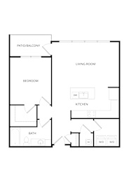 a floor plan of a house with an open floor plan