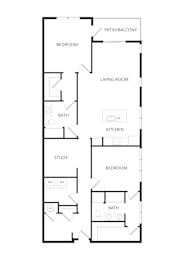  Floor Plan 2x2 C