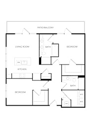 this is a drawing of a floor plan of a house