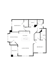  Floor Plan 2x2 A