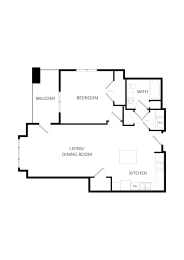  Floor Plan 1x1 K