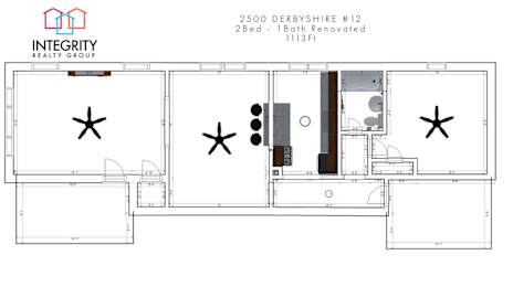 Derbyshire 2500, 2 Bedroom 1 Bath at Integrity Cleveland Heights, Ohio, 44106