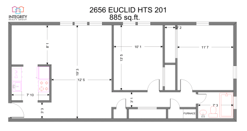 PHD, 2 Bedroom 1 Bath at Integrity Cleveland Heights, Cleveland Heights, OH, 44106