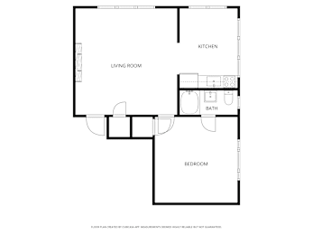 Heights 1 Bedroom 1 Bath 694 Sq. Ft. Floor plan at Heights Collection Apartments, Cleveland Heights 44106