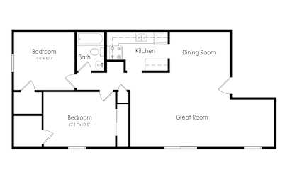 Brunswick flex Floor Plan at Renova of Brunswick, Brunswick Ohio