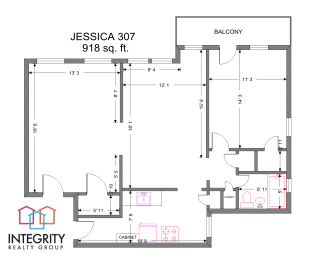 Jessica 1 Bedroom 1 Bath F at Integrity Cleveland Heights, Ohio, 44106