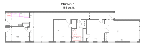 Orono, 2 Bedroom 1 Bath at Integrity Cleveland Heights, Cleveland Heights, OH, 44106