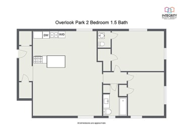 Overlook Park 2 Bedroom 1.5 Bath at Integrity Cleveland Heights, Cleveland Heights, Ohio