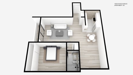 One Bed + One Bath w/ Den