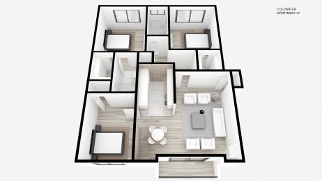 Three Bed + Two Bath