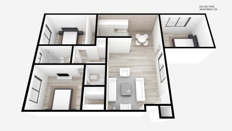 Three Bed + Two Bath