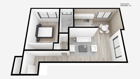 One Bed + One Bath