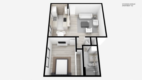 One Bed + One Bath