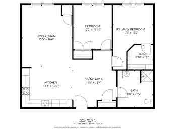 A black and white image of a floor plan for a house.
