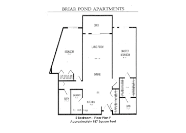 the floor plan of the braun pond apartments