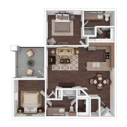Floor Plan  a1 floor plan  1 bedroom with 1 bathroom