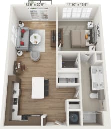 Floor Plan  a1 floor plan  the residences at sawmill estates apartments in