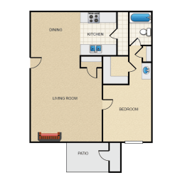 Floor Plan  two bedroom floor plan | the madison at ballston station