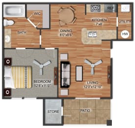 1 bedroom apartment arlington tx