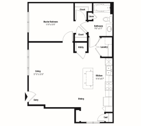Floor Plan  Reata at Alamo Ranch Apartments in San Antonio, TX