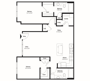 Floor Plan  Reata at Alamo Ranch Apartments in San Antonio, TX